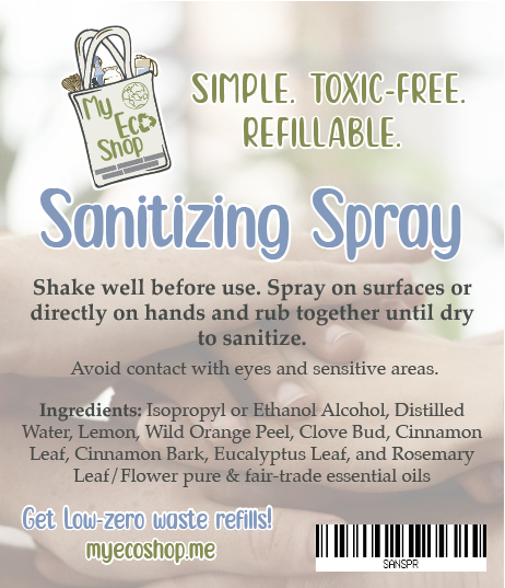 Sanitizer Spray - Refillable